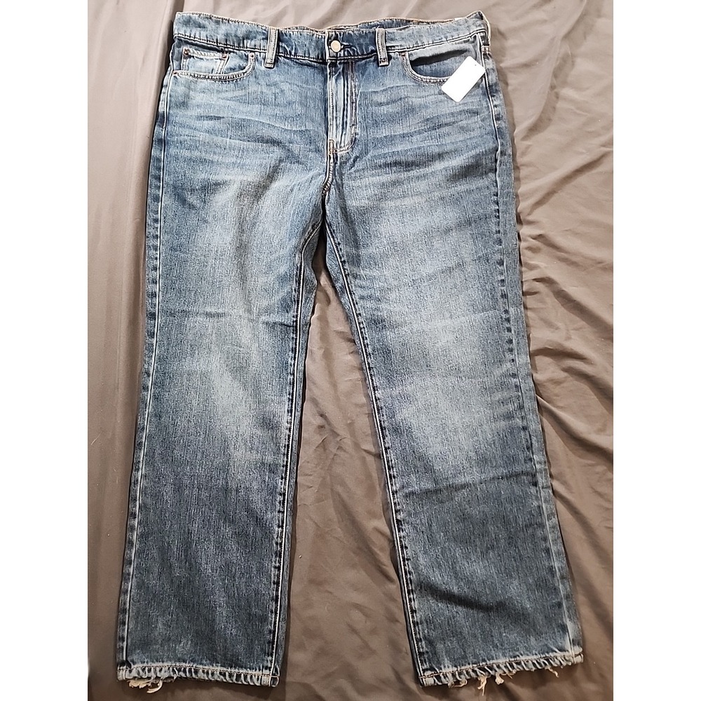 Lucky Brand Athletic Fit Med Wash Blue Jeans Mens Size 40x30 Denim‎ NWT $135